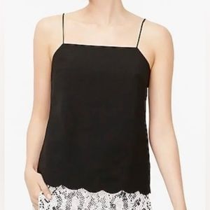 J.Crew Scalloped Hem Spaghetti Strap Lined Cami Top